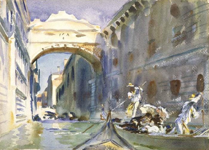 John Singer Sargent The Bridge of Sighs oil painting image